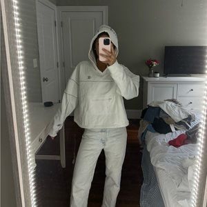 Champion cropped hoodie